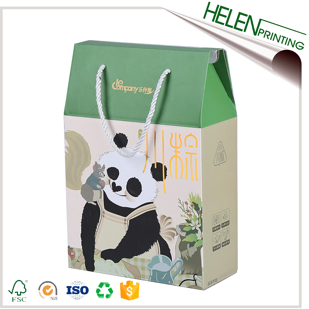 手提(ti)繩瓦楞盒(he)印刷
