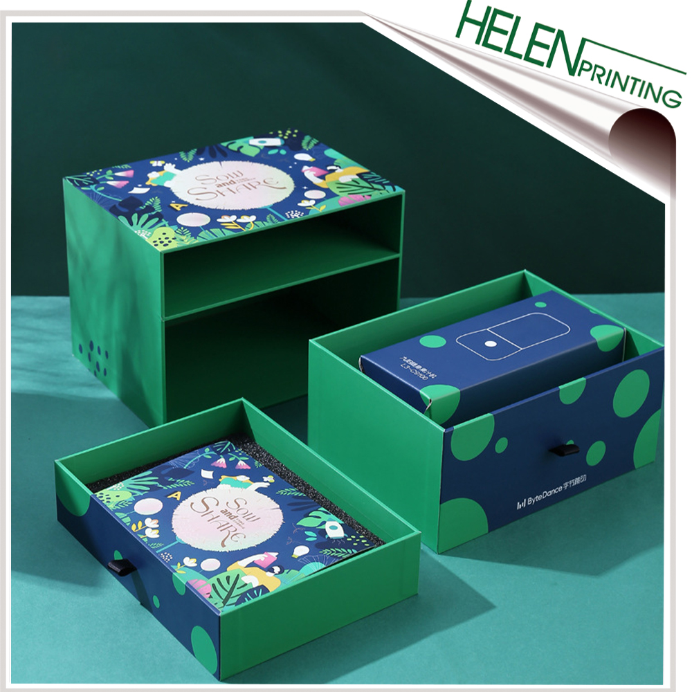 雙(shuang)層巧(qiao)克力(li)禮盒(he)包裝(zhuang)